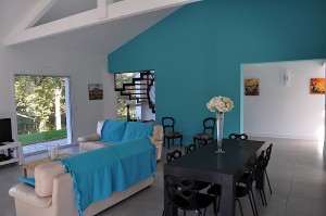 Salon - Villa en Location - Arcangues